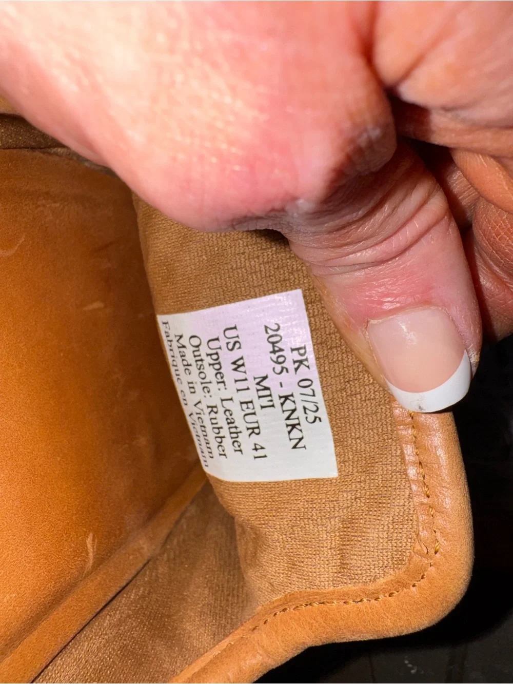 OluKai Mi‘i Woven Leather Mule Shoes Kukui Brown Women’s 11